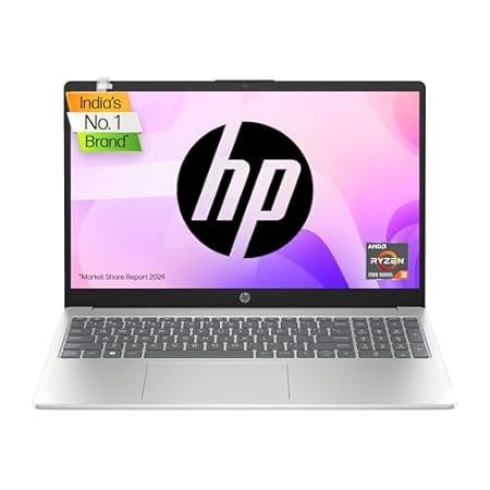 HP Laptop 15 - AMD Ryzen™ 3 7320U, 15.6inch(39.6 cm) FHD, IPS, Micro-Edge, Anti-Glare, 8GB RAM, 512GB SSD, AMD Radeon Graphics (Win 11 Home,Dual Speakers, MSO,Natural Silver),15-fc0027AU